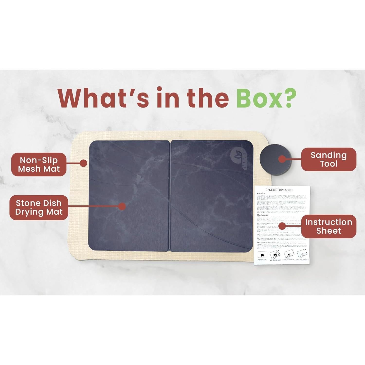 Alfombrilla de Secado Diatomácea SixCol 60x40 cm Negra