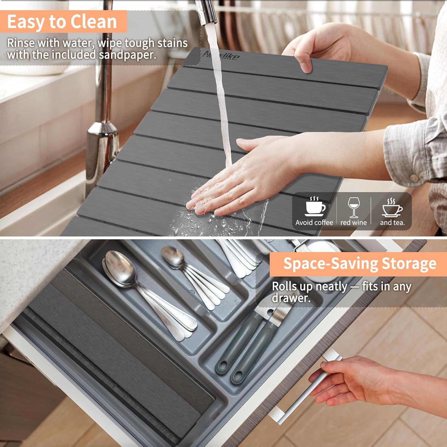 Alfombrilla de Secado Rápido HotFox de Piedra Diatomácea 39x6cm