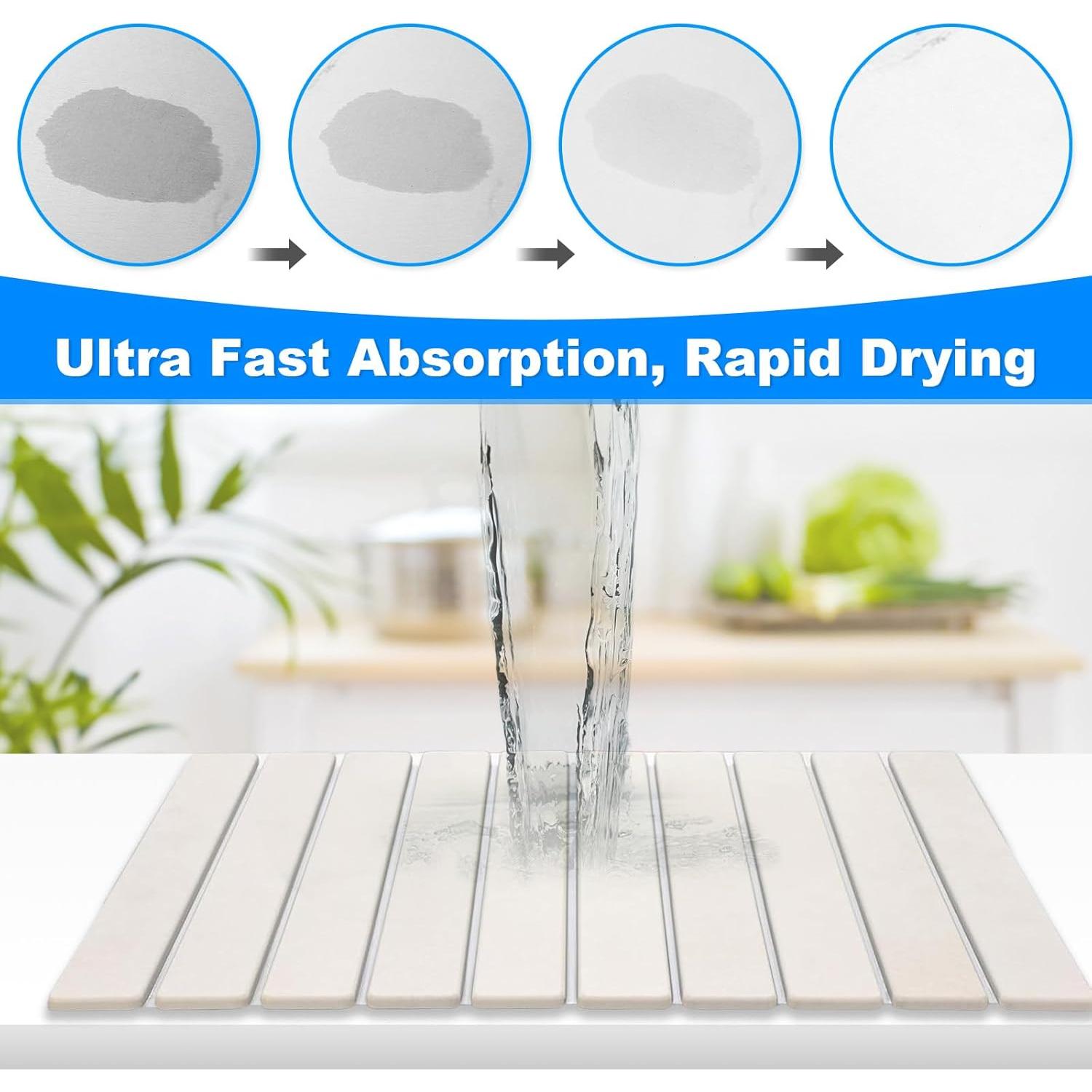 Alfombrilla de Secado de Platos Duztivb 61x41 cm Plegable