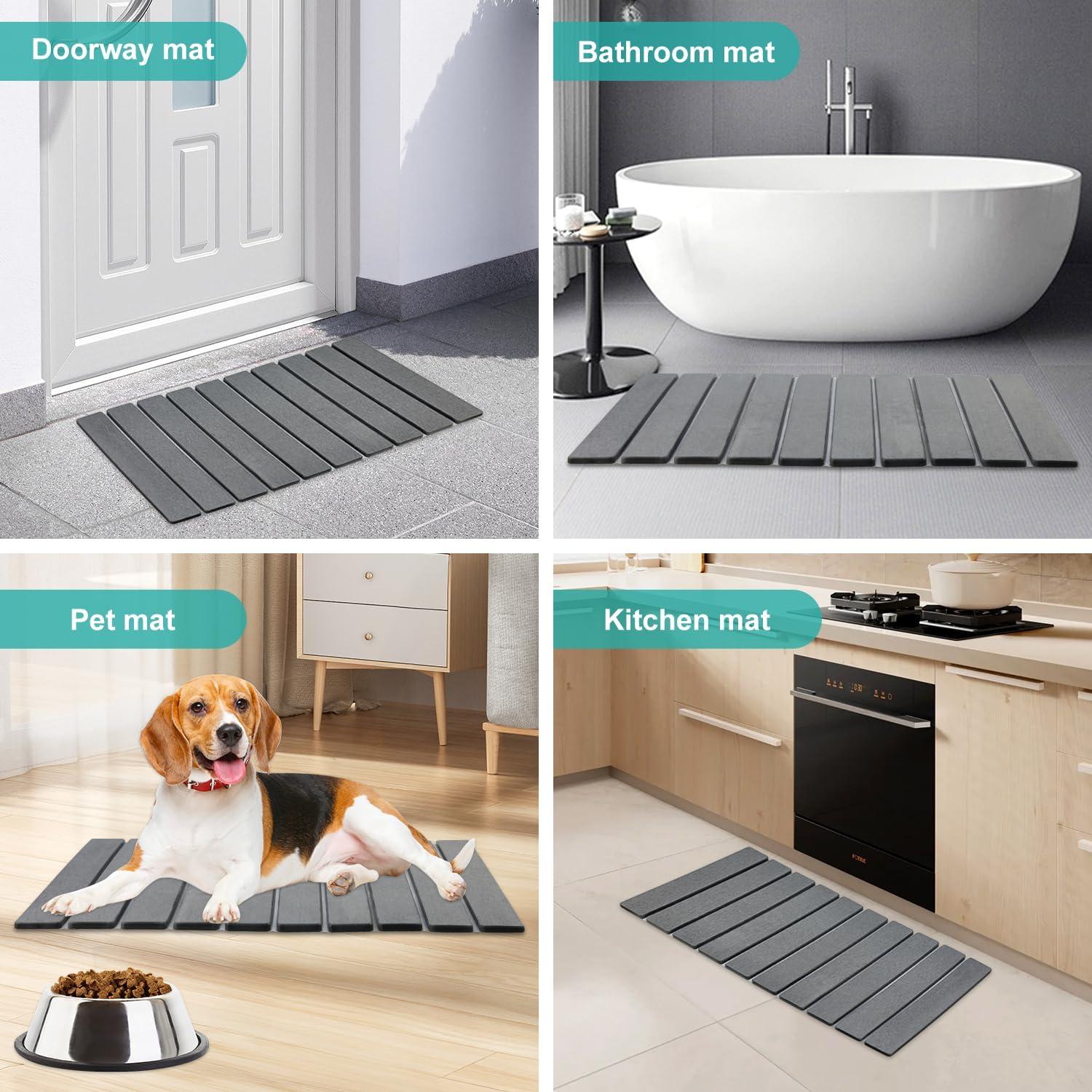 Alfombrilla de Secado de Platos Deceram 60x39 cm Ecológica