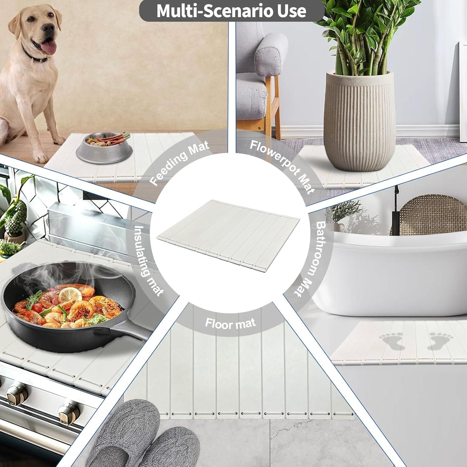 Alfombrilla de Secado de Platos ZNCZHZN 56x41cm Piedra Diatomácea