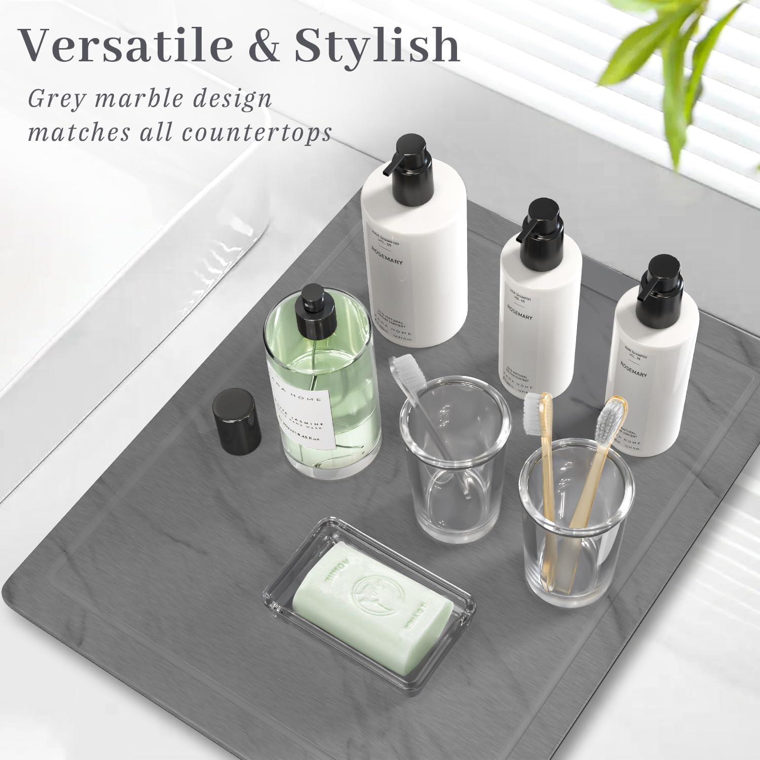 Alfombrilla de Secado de Platos PoYang 50.8x40.6cm Diatomácea