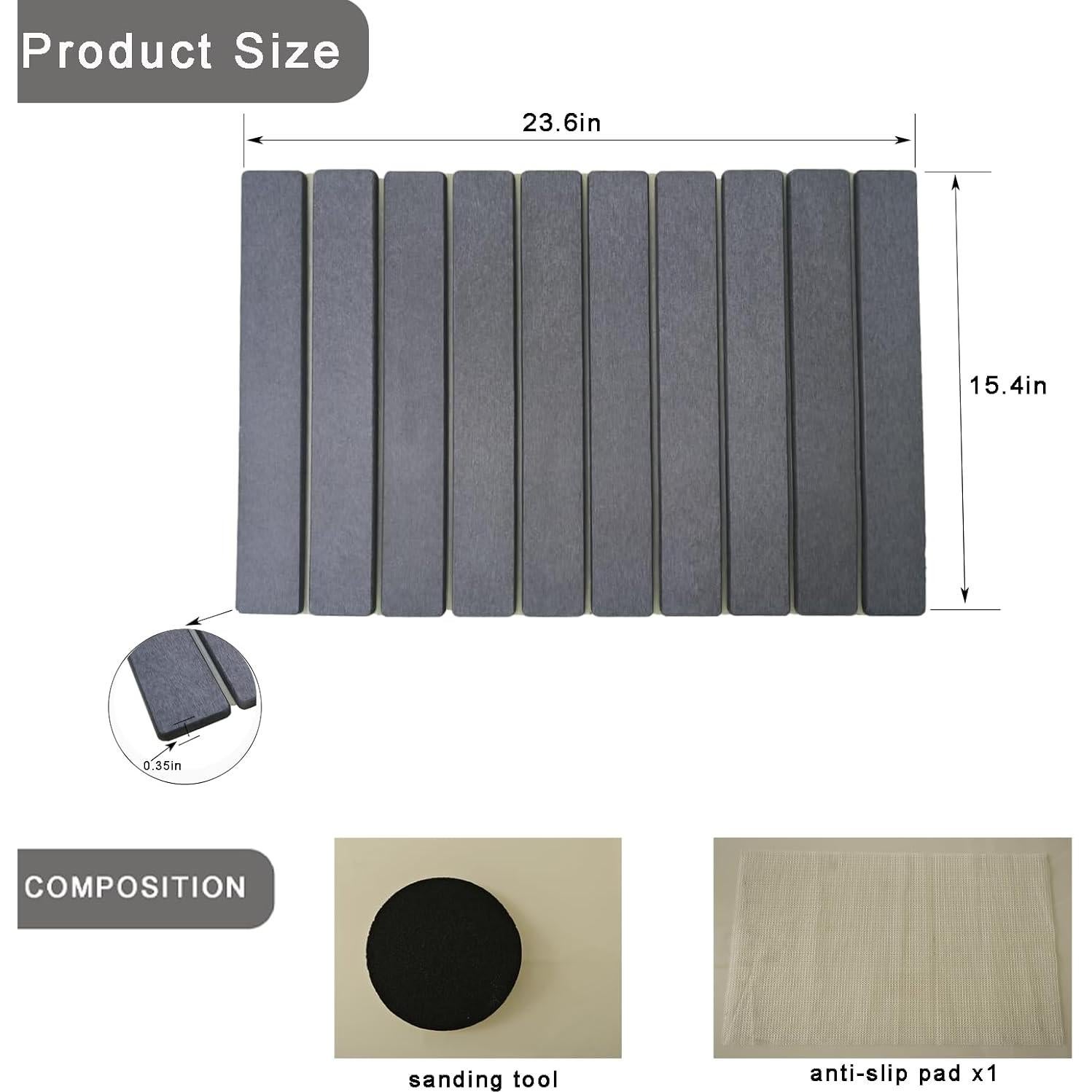 Alfombrilla de Secado de Piedra DGFHOB 61x40.6 cm Ecológica