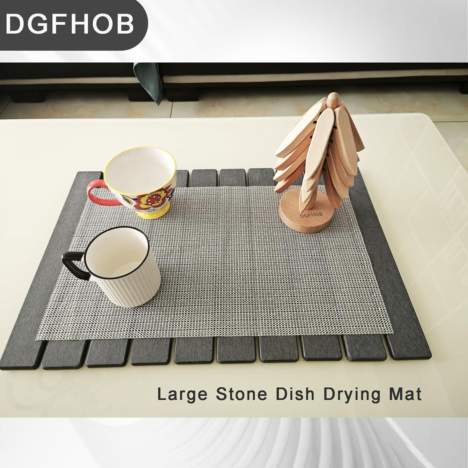 Alfombrilla de Secado de Piedra DGFHOB 61x40.6 cm Ecológica