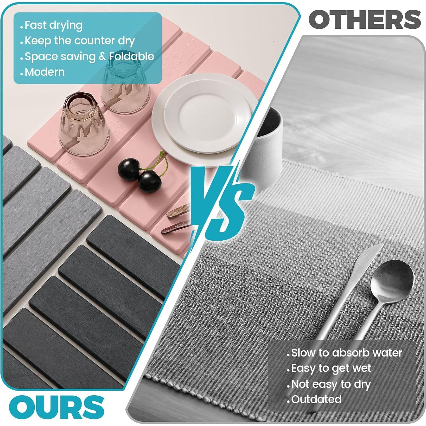 Alfombrilla de Secado Rápido Cnbnd 71x40 cm Ecológica Diatomácea