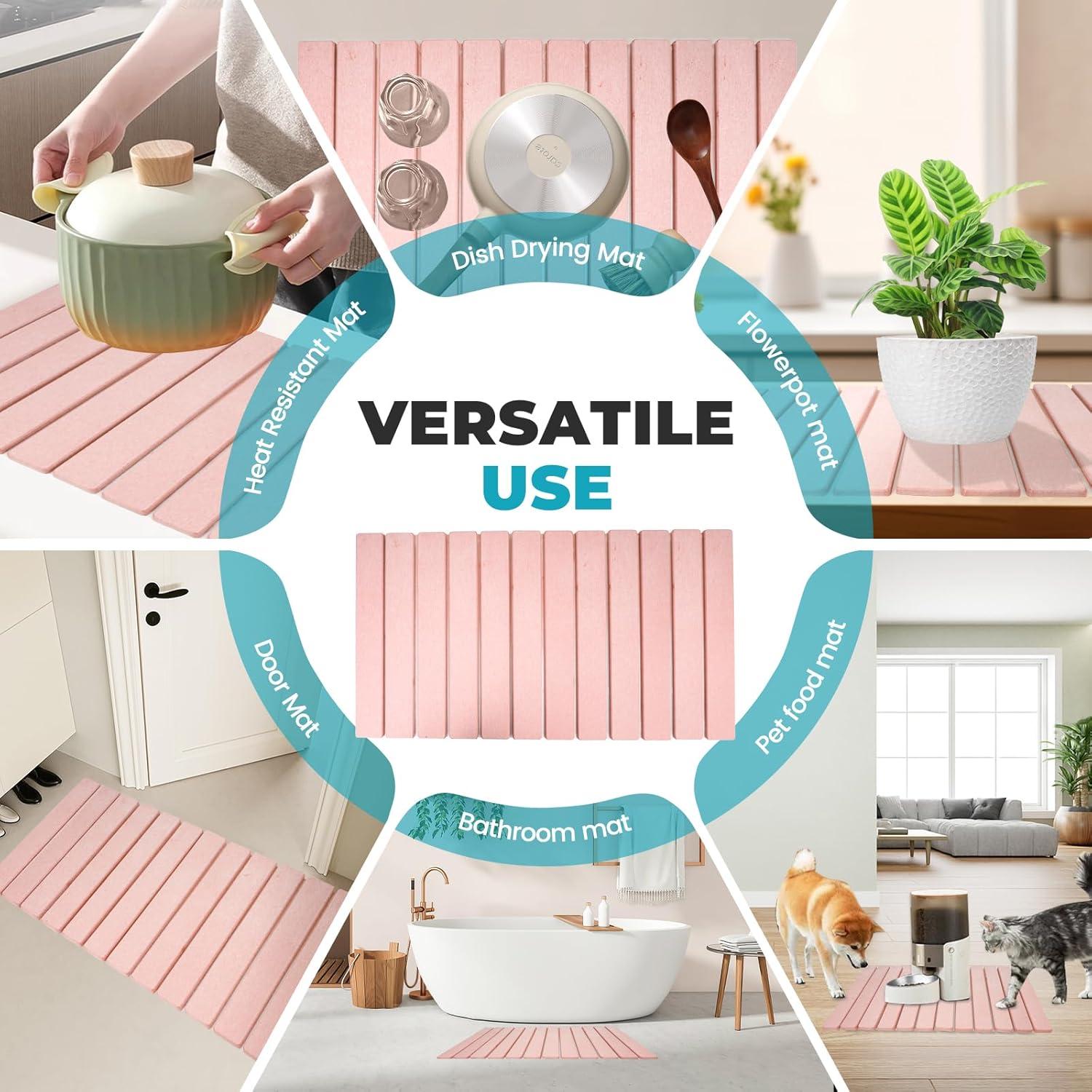 Alfombrilla de Secado Rápido Cnbnd 71x40 cm Ecológica Diatomácea