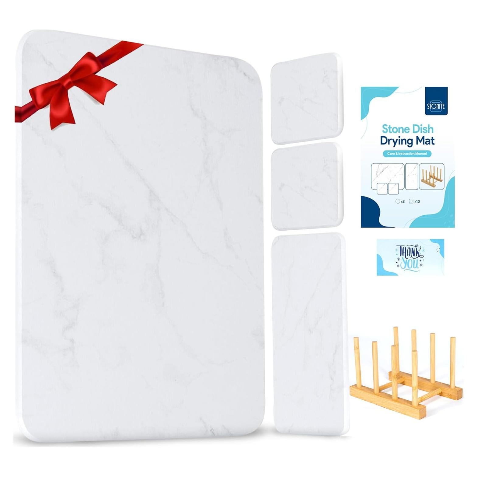 Alfombrilla de Secado de Piedra STONITE 40 x 30 cm Absorbente