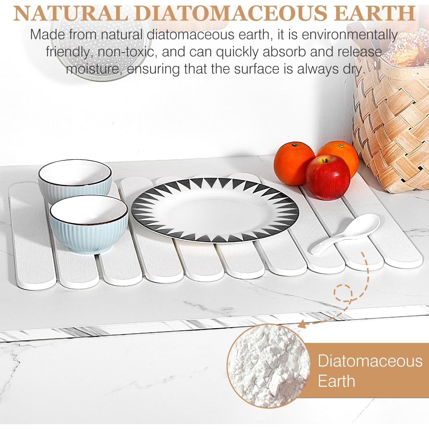 Alfombrilla de Secado de Platos THINKKEEN 60.96x40.64 cm Antideslizante