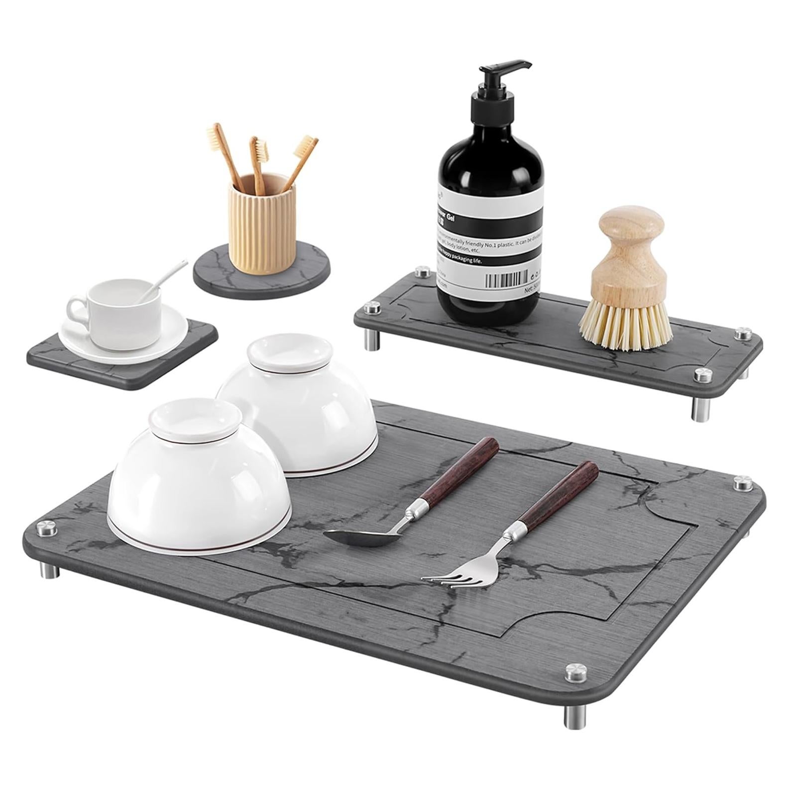 Alfombrilla de Secado de Piedra Diatomeas GTJ 40.6x30.5cm