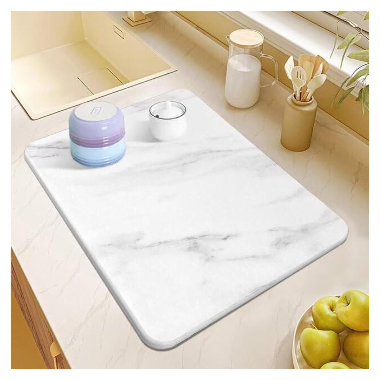 Alfombrilla de Secado de Platos LPRMN de Piedra Diatomácea 40x30cm