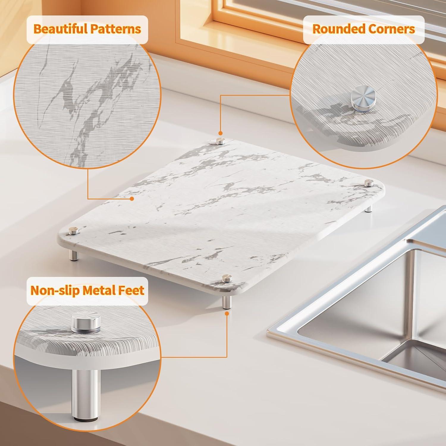 Alfombrilla de Secado de Platos XBUXAIOZL 40.6x30 cm Ecológica