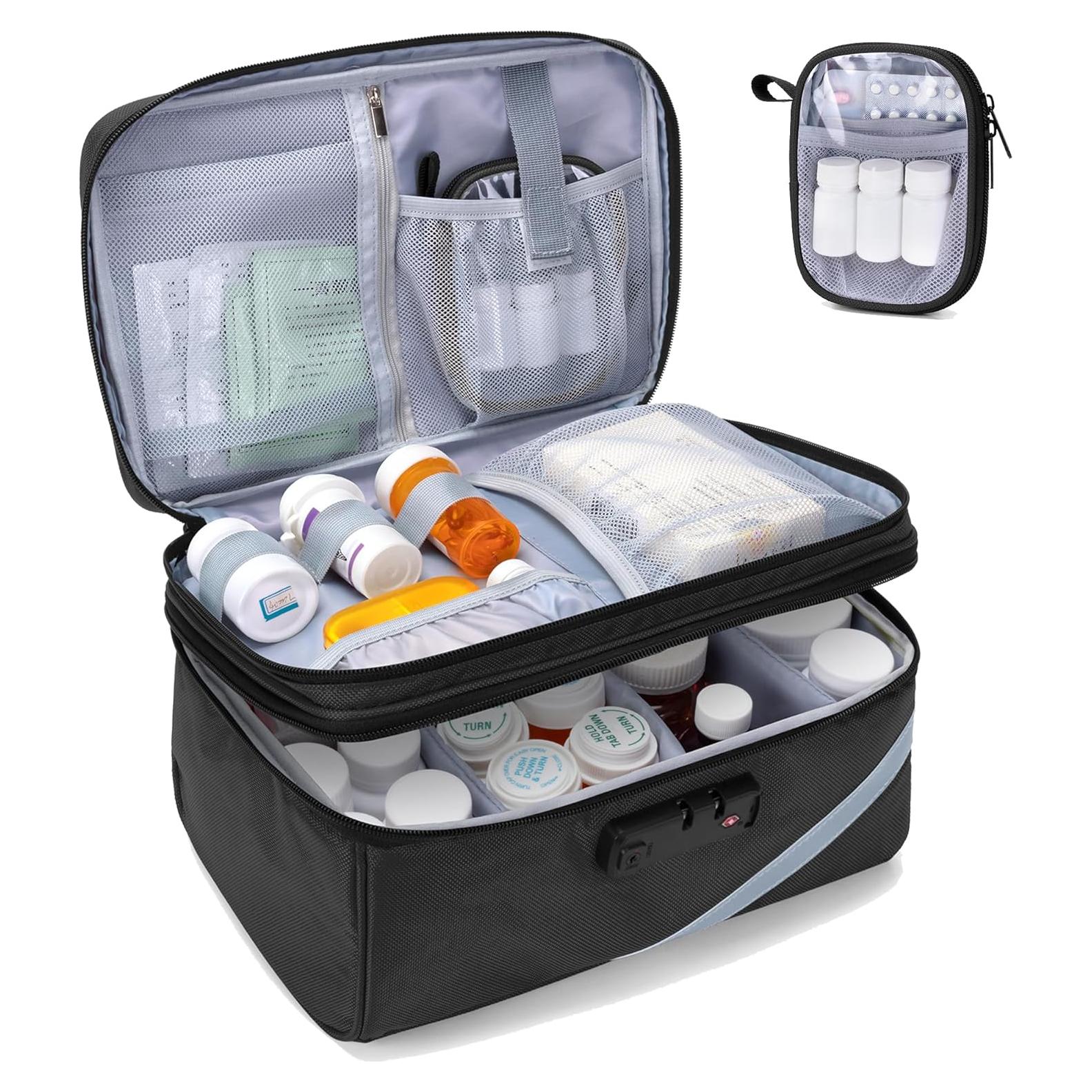 Bolsa de Almacenamiento Trunab con Cerradura Negra 30x20x15cm