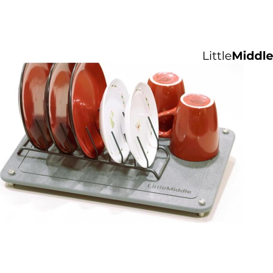 Alfombrilla de Secado de Piedra Diatomácea LittleMiddle 40x30cm