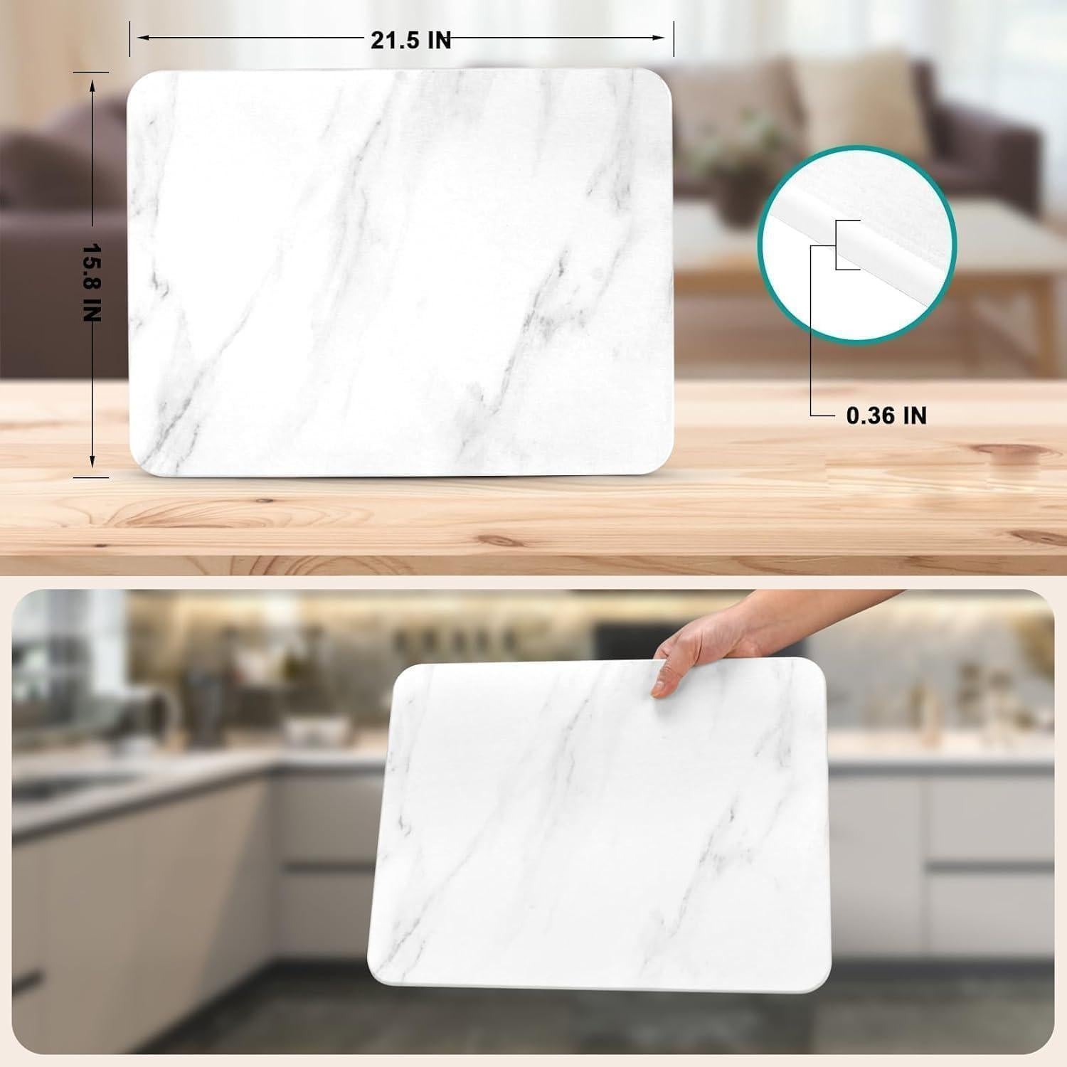 Alfombrilla de Secado de Platos FADSKKJ 54.6x40.1 cm Ecológica