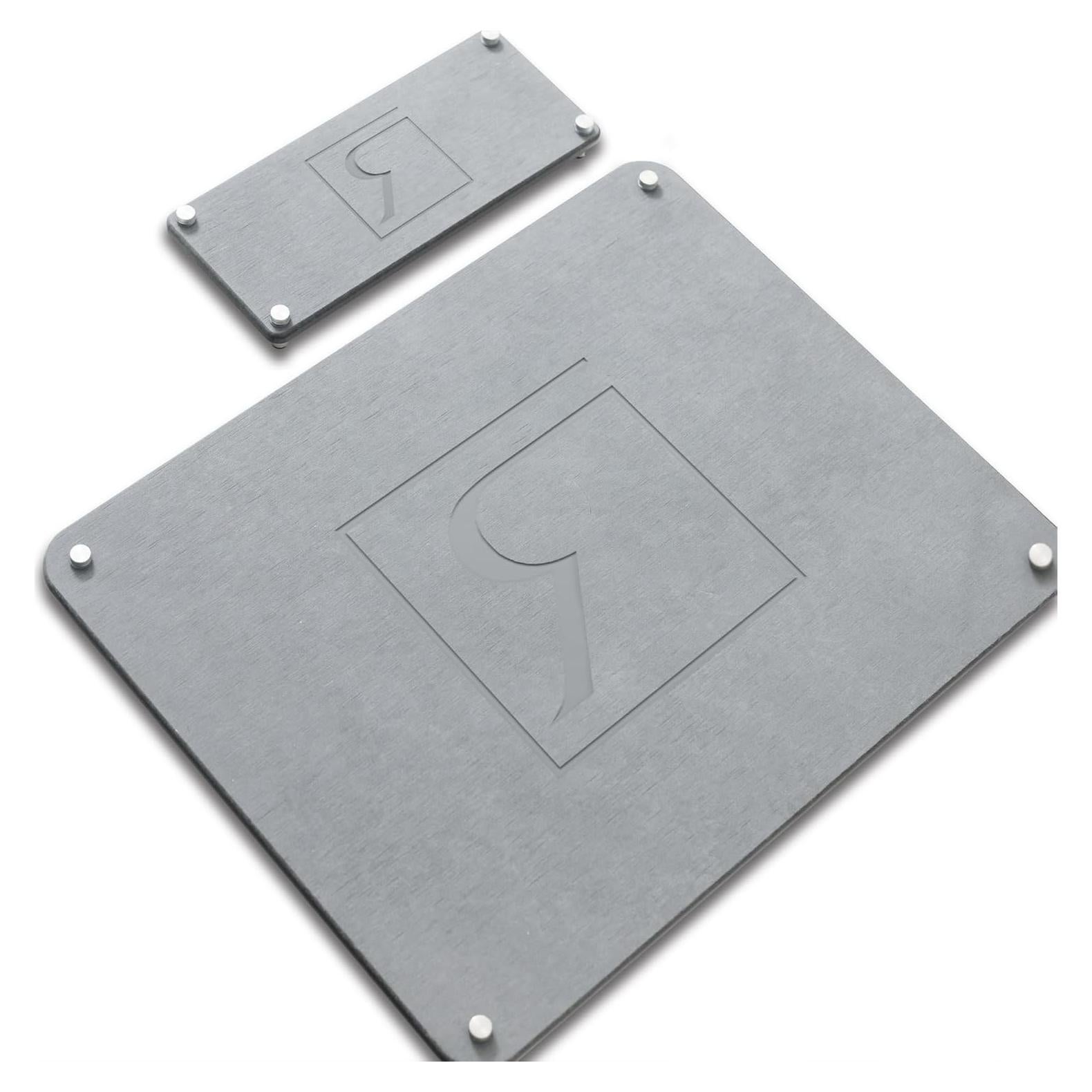 Alfombrilla de Secado de Piedra Diatomita 50x40cm Gris RUEM