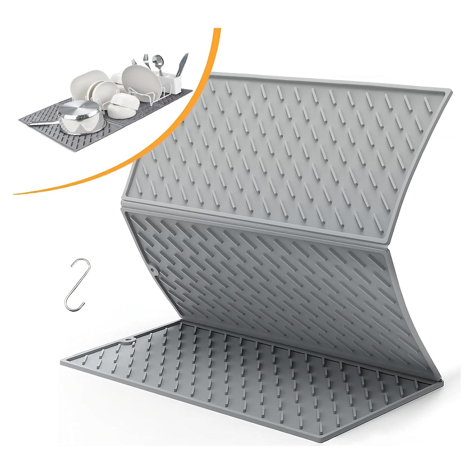 Alfombrilla de Secado de Silicona Plegable Puliyunxiang 61x41cm