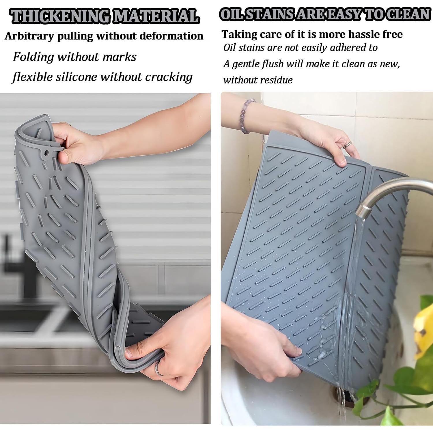 Alfombrilla de Secado de Silicona Plegable Puliyunxiang 61x41cm