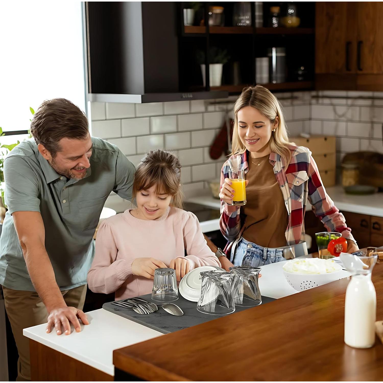 Alfombrilla de Secado de Piedra EDELANA 39.9x30 cm Antideslizante