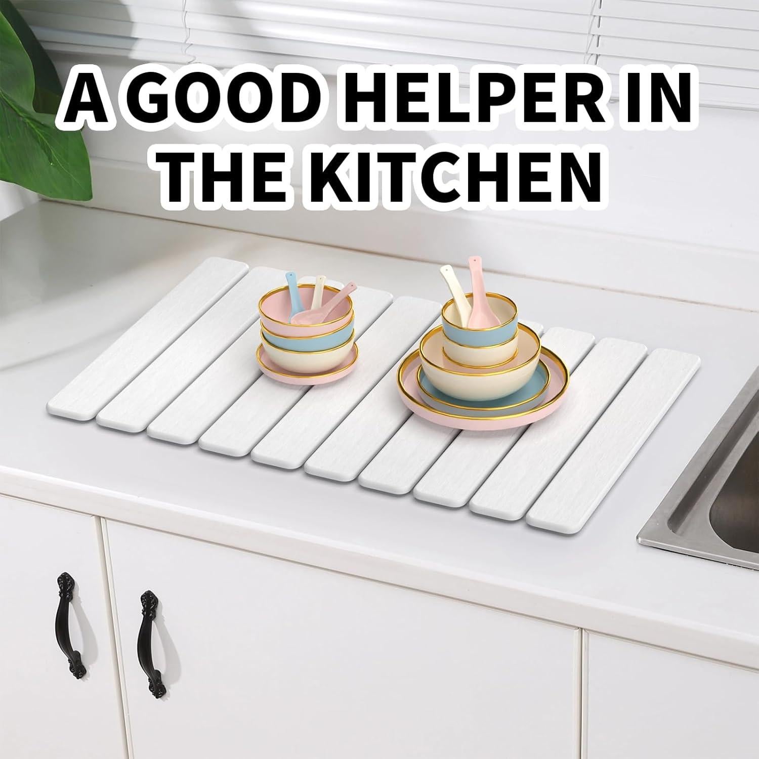 Alfombrilla de Secado Diatomácea NHDOFO 61x41 cm Plegable