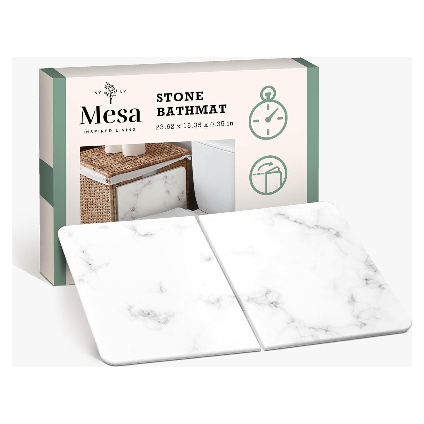 Alfombra de Baño Diatomácea Inspired Living - Antideslizante, Grande