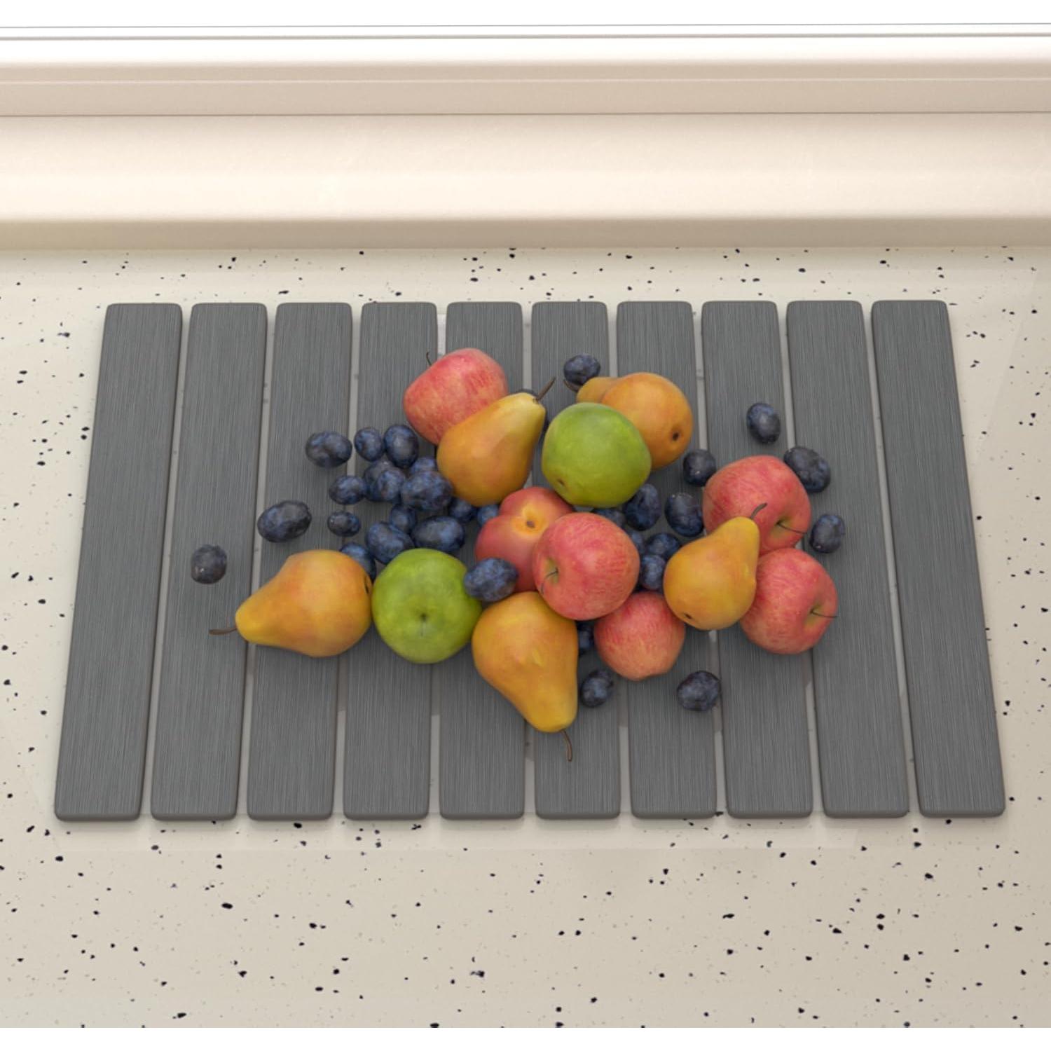 Alfombrilla de Secado de Piedra Diatomita YEECOPON 60x39cm