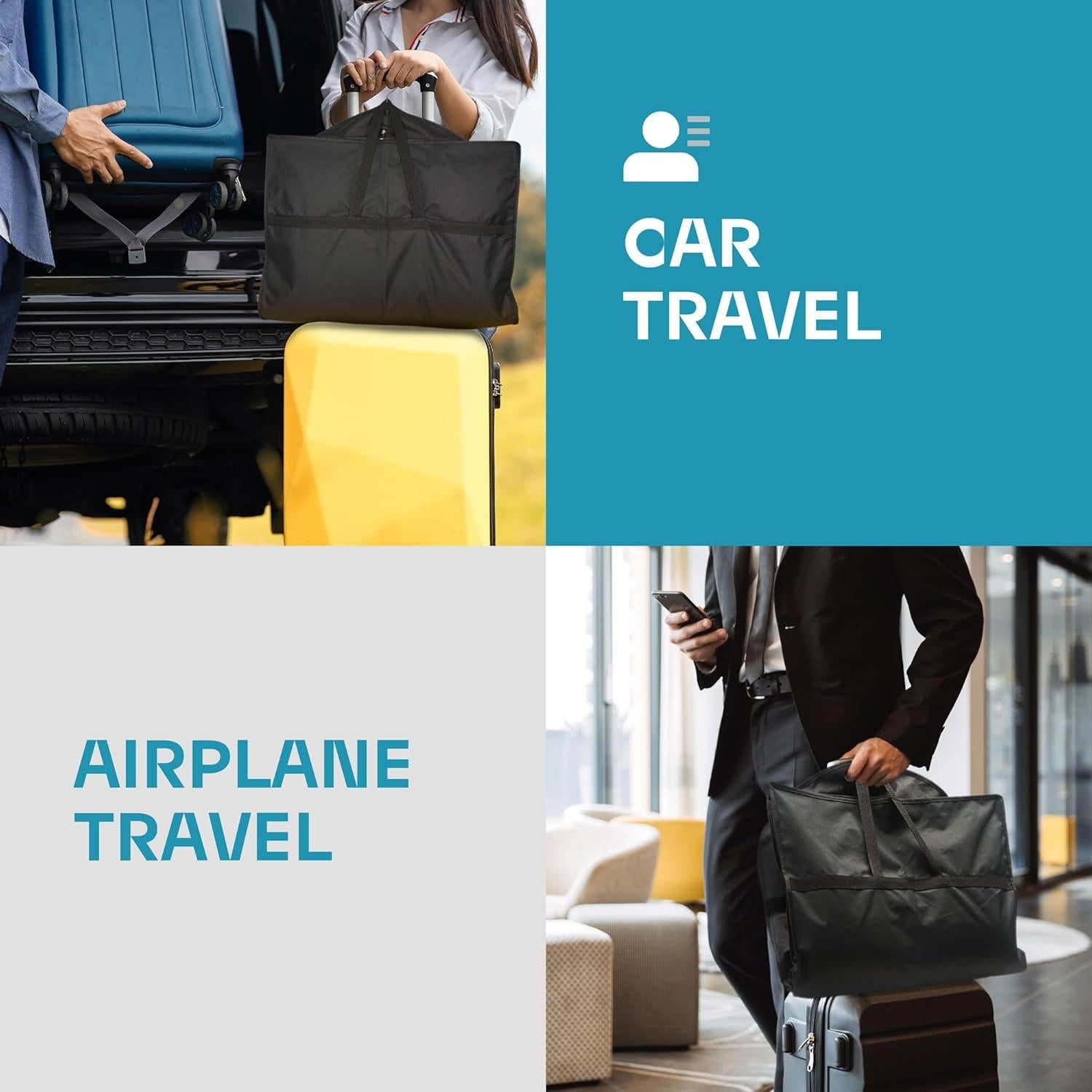 Bolsa de viaje para prendas Lazebox 110x60 cm negra