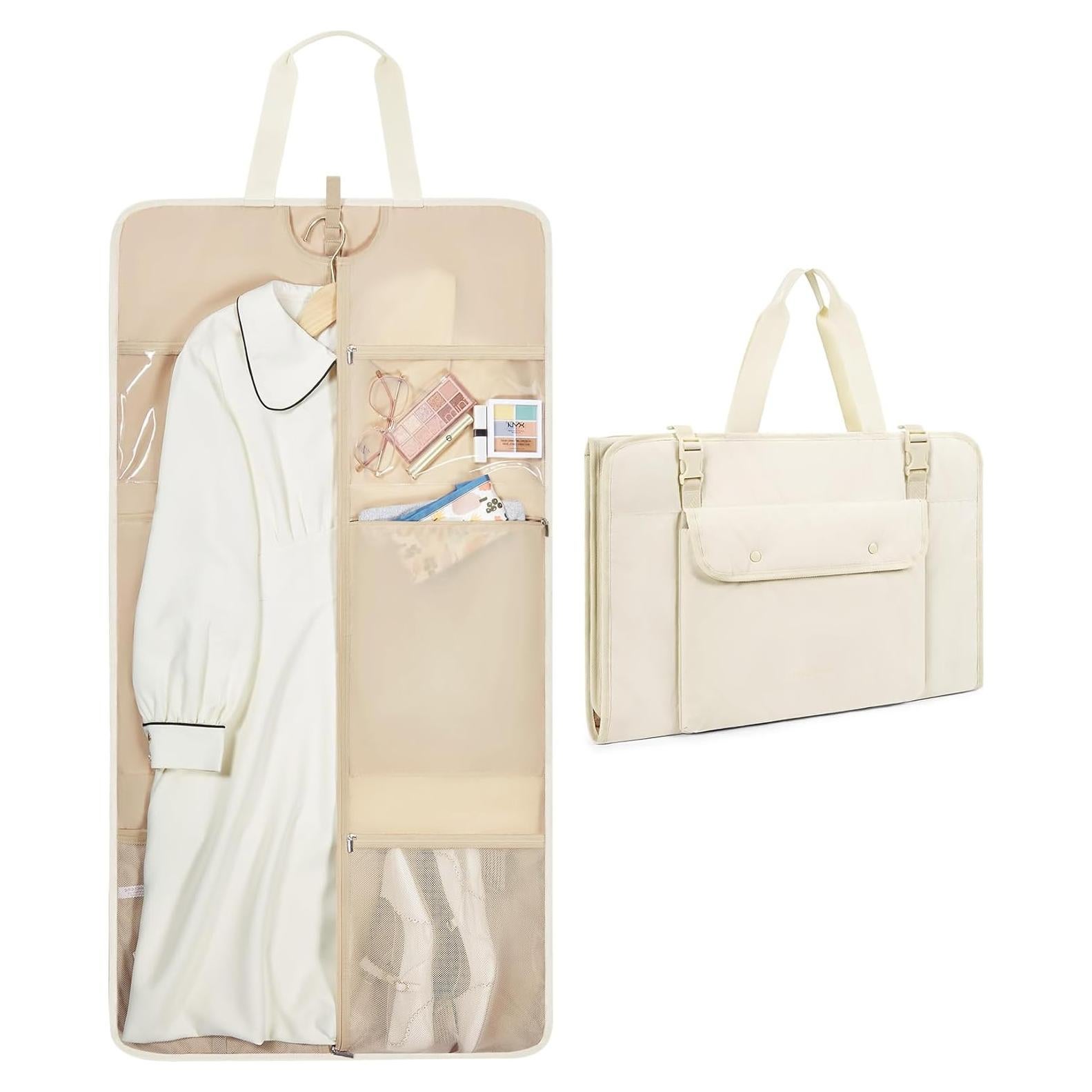 Bolsa de Ropa Plegable BAGSMART Beige 60x41cm para Viaje