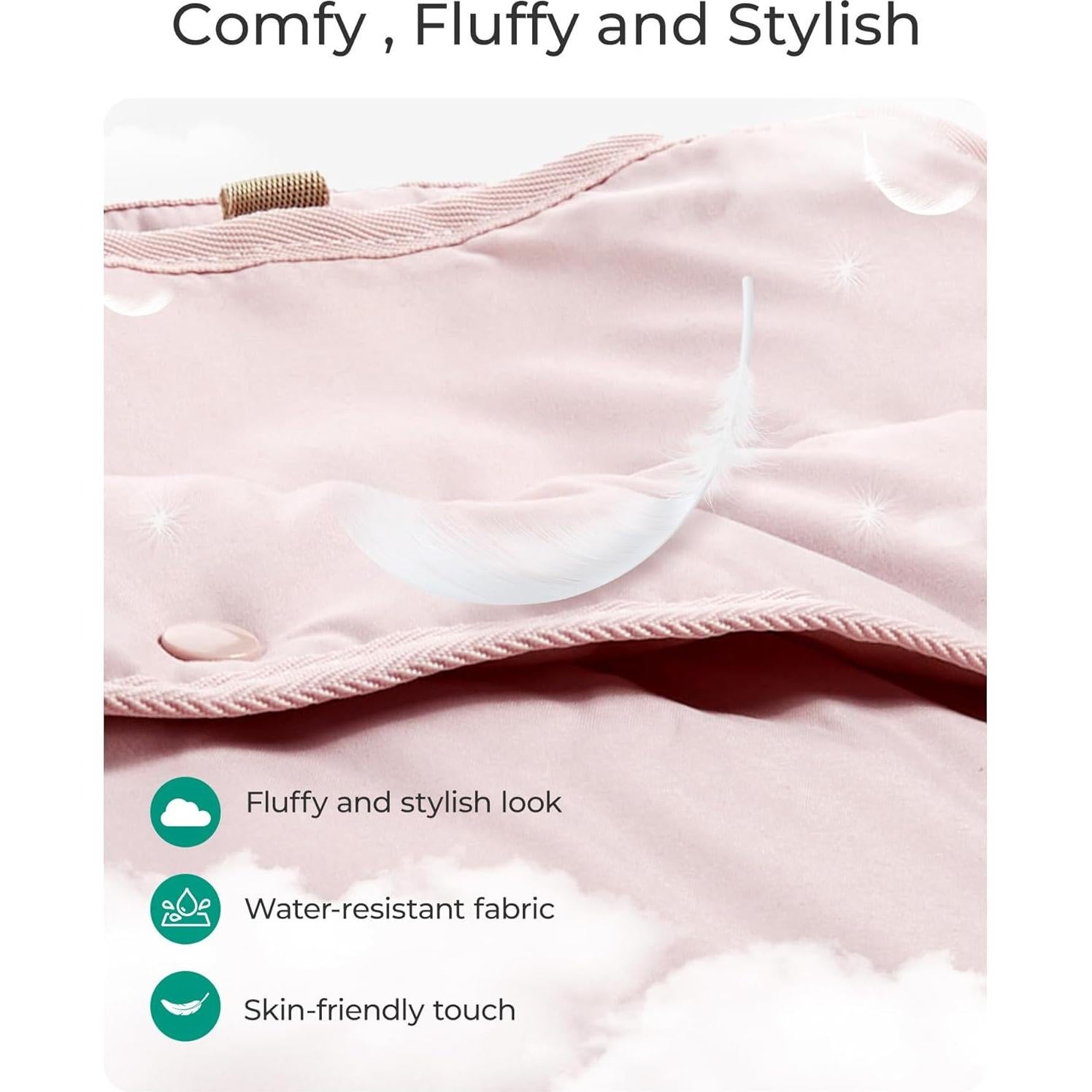 Bolsa de Ropa Plegable BAGSMART Beige 60x41cm para Viaje