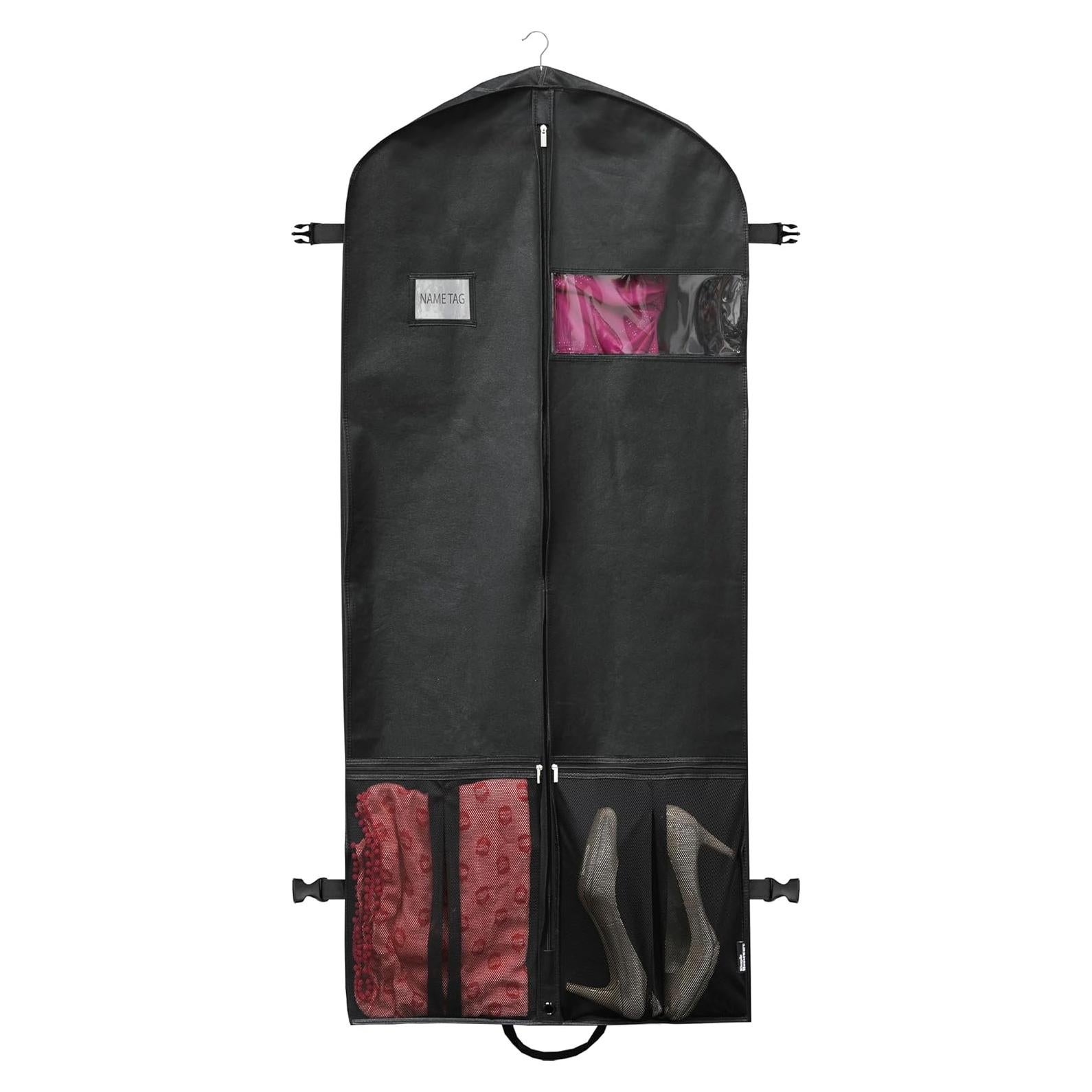 Bolsa de Ropa Simple Houseware 152 cm con Bolsillos para Trajes