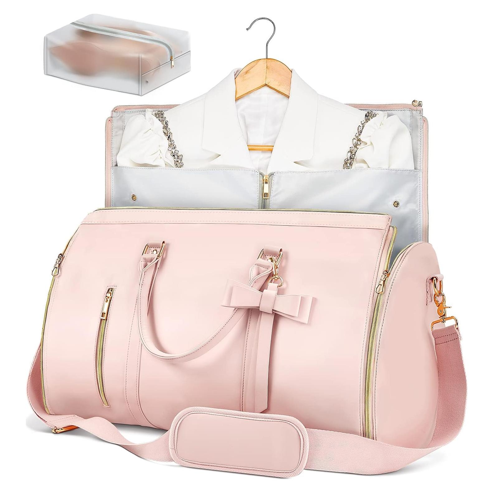 Bolsa de Ropa de Viaje STHMEOOHT Rosa 52.1x25.4x31.8 cm