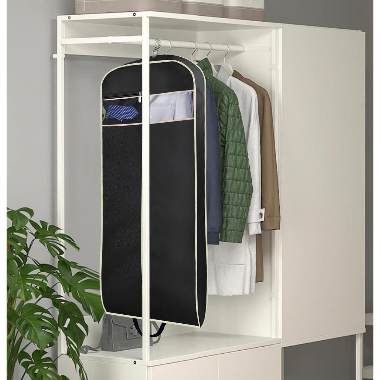 Bolsa de Viaje Misslo 109x60 cm Negra para Trajes y Vestidos