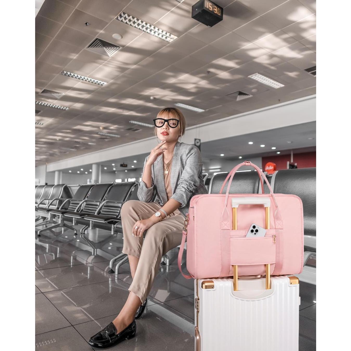 Bolsa de Ropa Duffle CAMTOP Unisex Rosa 32L Convertible