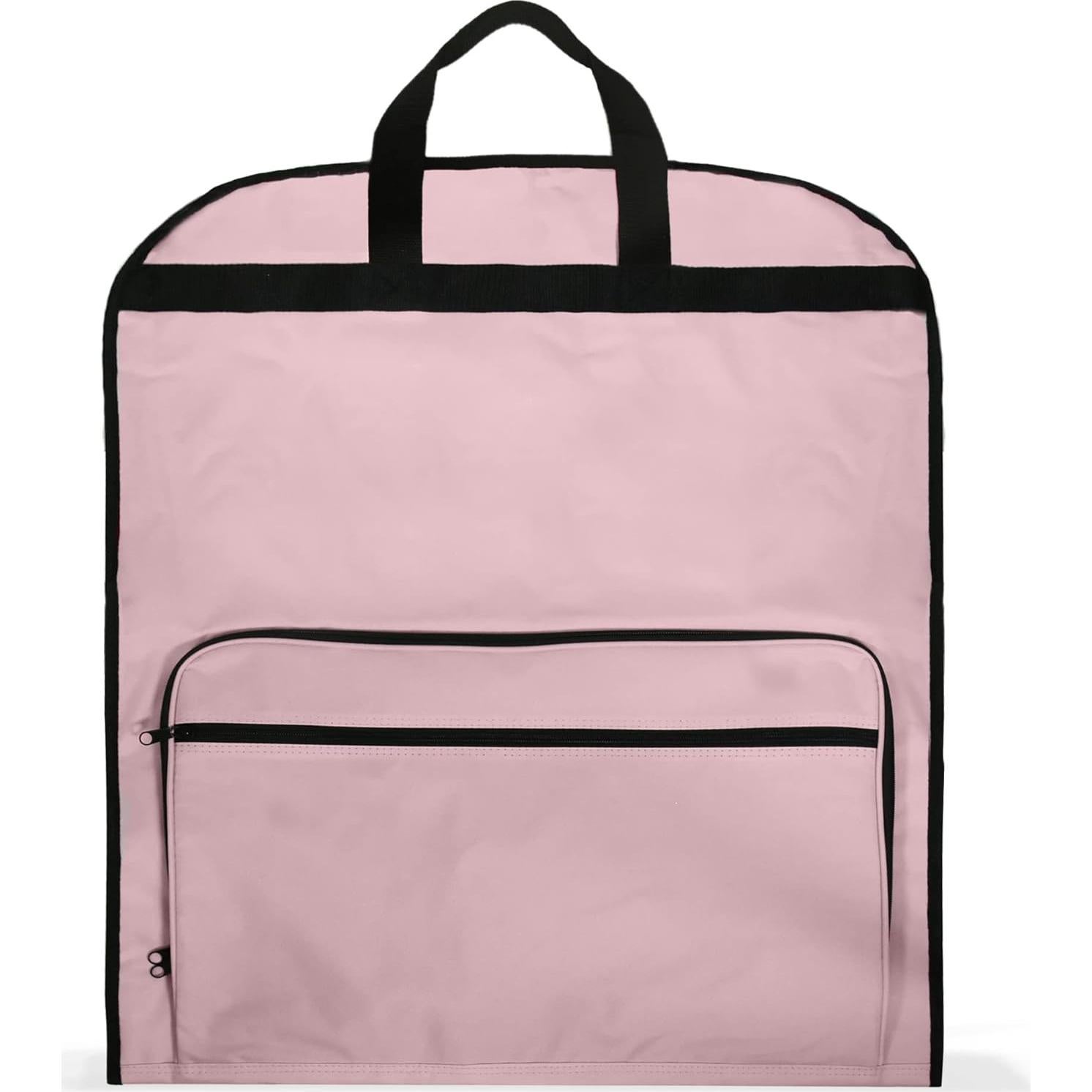 Bolsa de Ropa Plegable Dalix 60" Rosa para Trajes y Vestidos