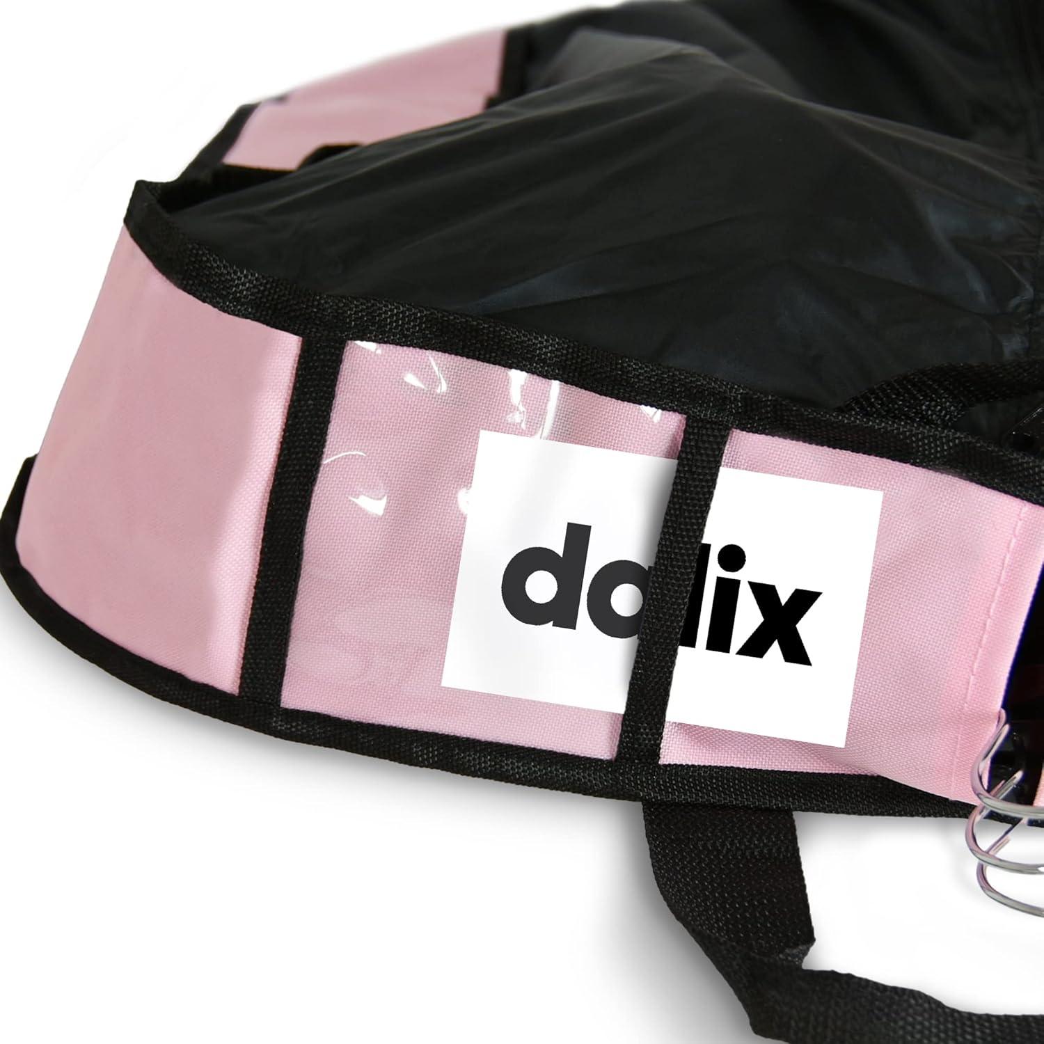 Bolsa de Ropa Plegable Dalix 60" Rosa para Trajes y Vestidos