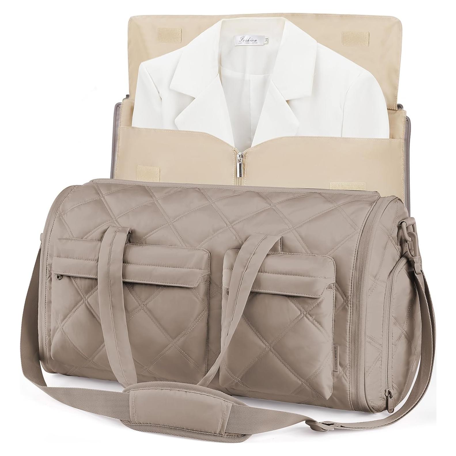 Bolsa de Ropa de Viaje BAGSMART 2 en 1 Caqui 42L