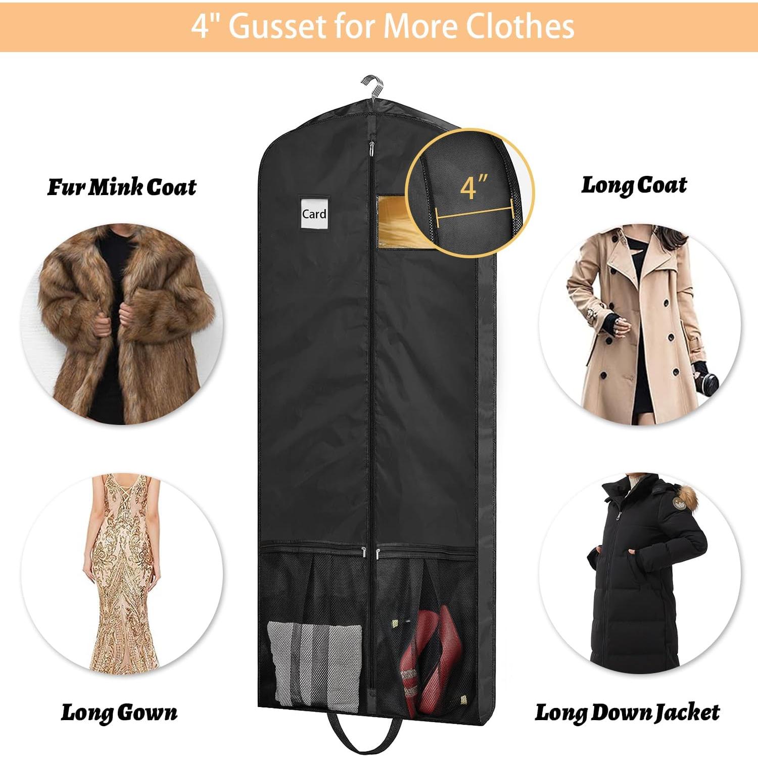 Bolsa para Vestidos Largos STEPONE 165 cm Plegable Negra