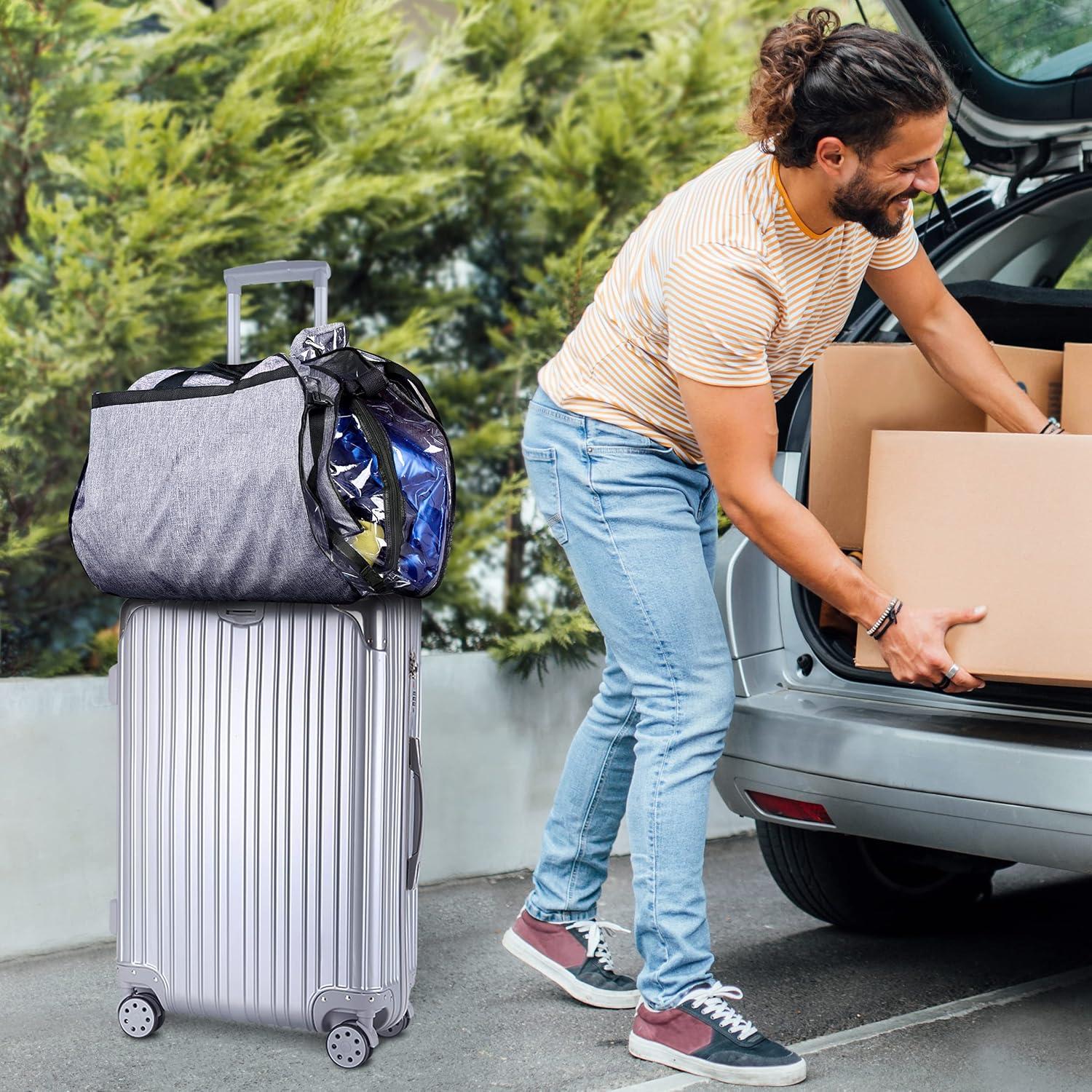 Bolsas de Ropa Colgantes MISSLO 50" Gris para Almacenamiento