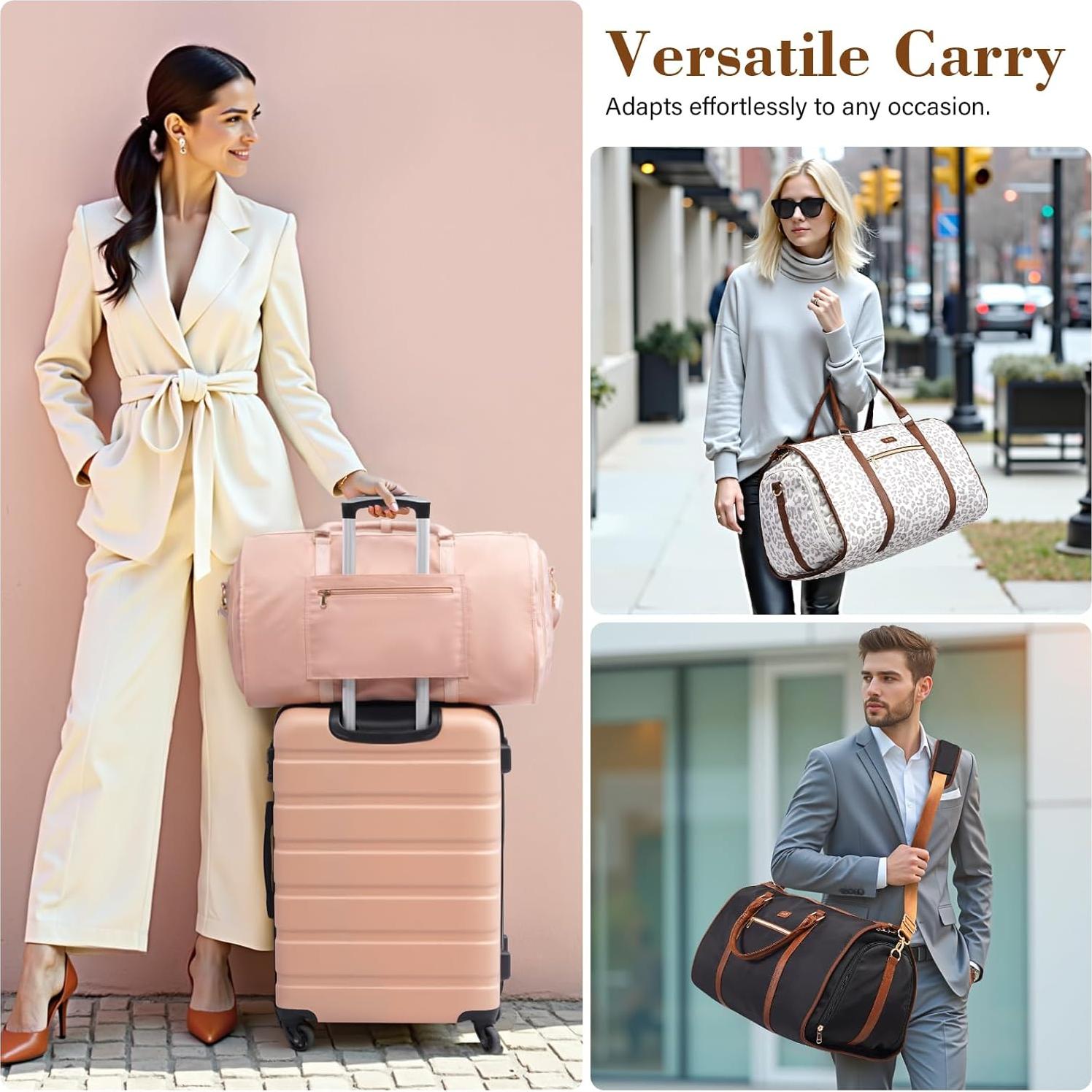 Bolsa de Ropa de Viaje Coolife 3 Piezas Plegable Unisex