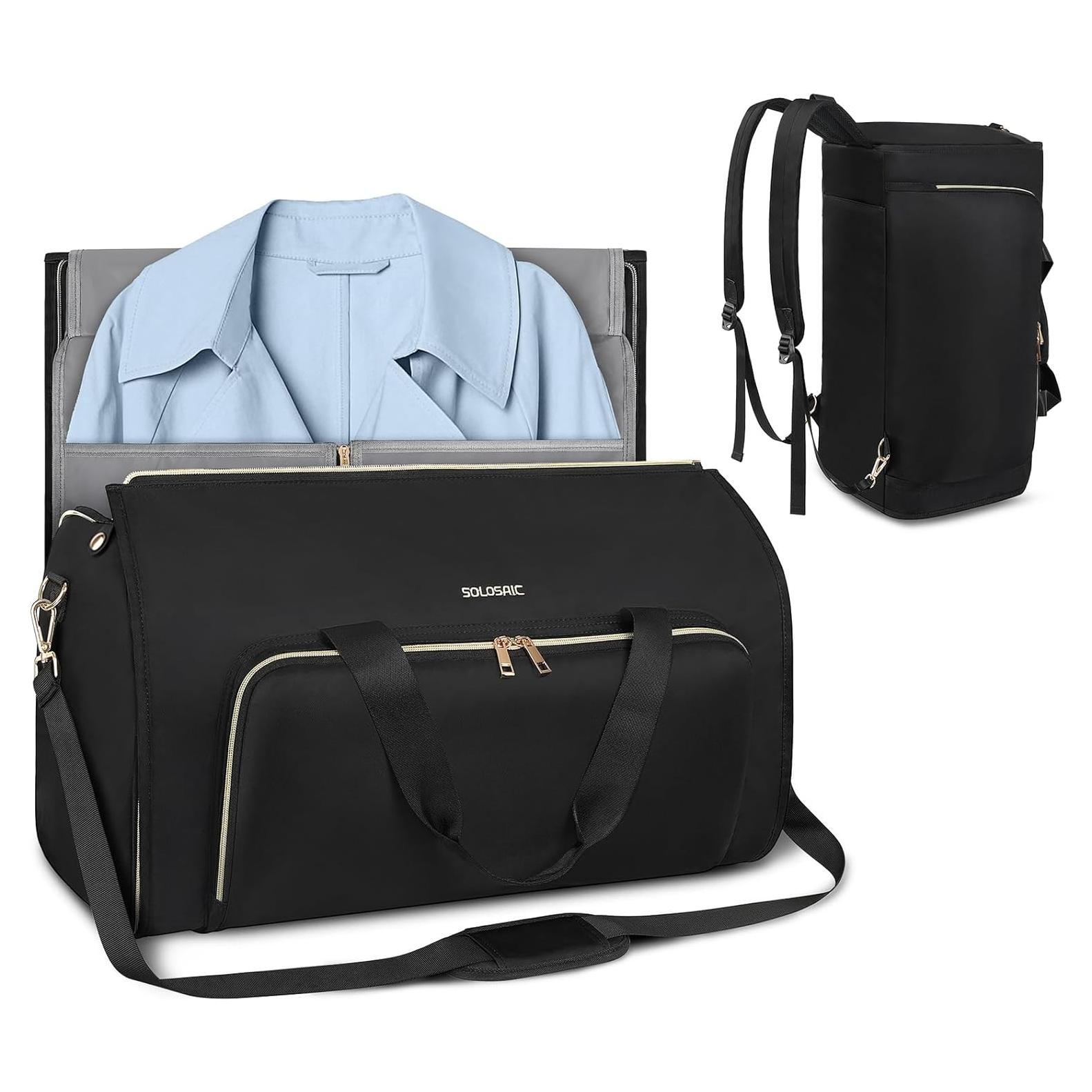 Bolsa de Ropa 3 en 1 SoloSacic Duffle Negra 53L