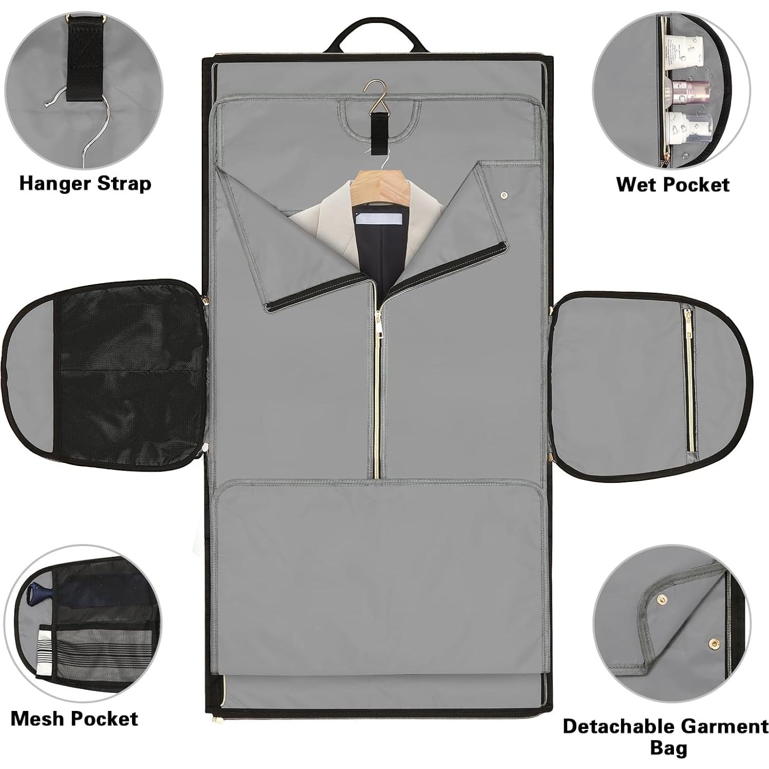 Bolsa de Ropa 3 en 1 SoloSacic Duffle Negra 53L