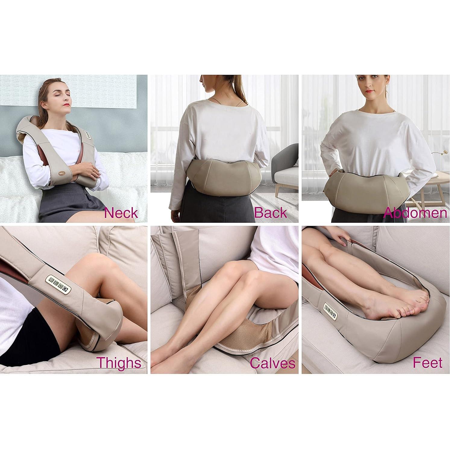 Masajeador Shiatsu FIVE S FS8801 con Calor para Cuello y Espalda