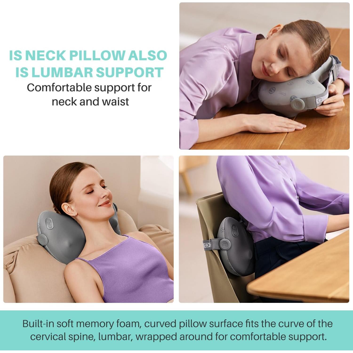 Masajeador de Espalda SKG T1-2 PRO 4D Inalámbrico con Calor