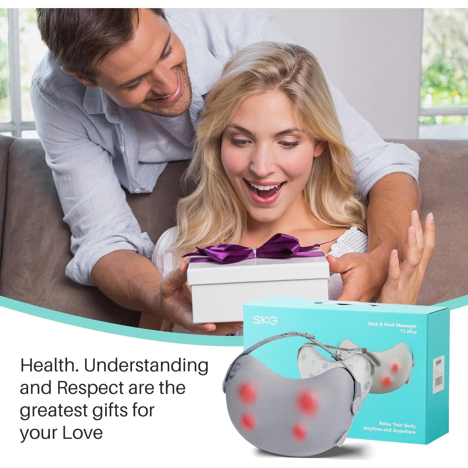 Masajeador de Espalda SKG T1-2 PRO 4D Inalámbrico con Calor