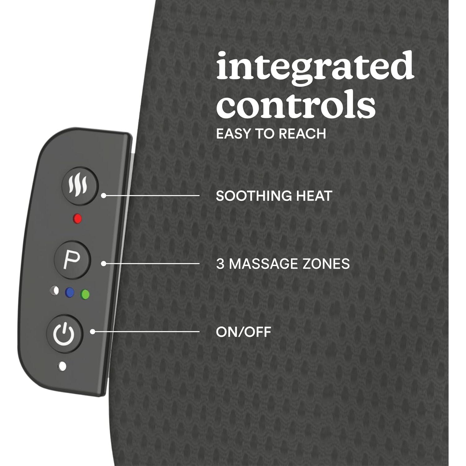 Cojín de Masaje Shiatsu Homedics MCS-112HJ con Calor 75x41cm