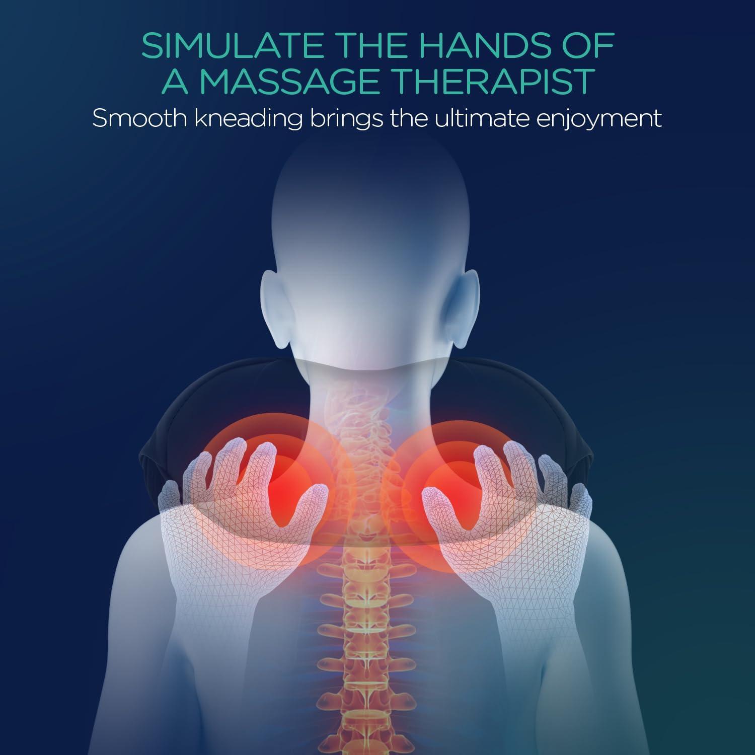 Masajeador Eléctrico de Cuello y Espalda VOYOR-HEALTH PJ100 con Calor