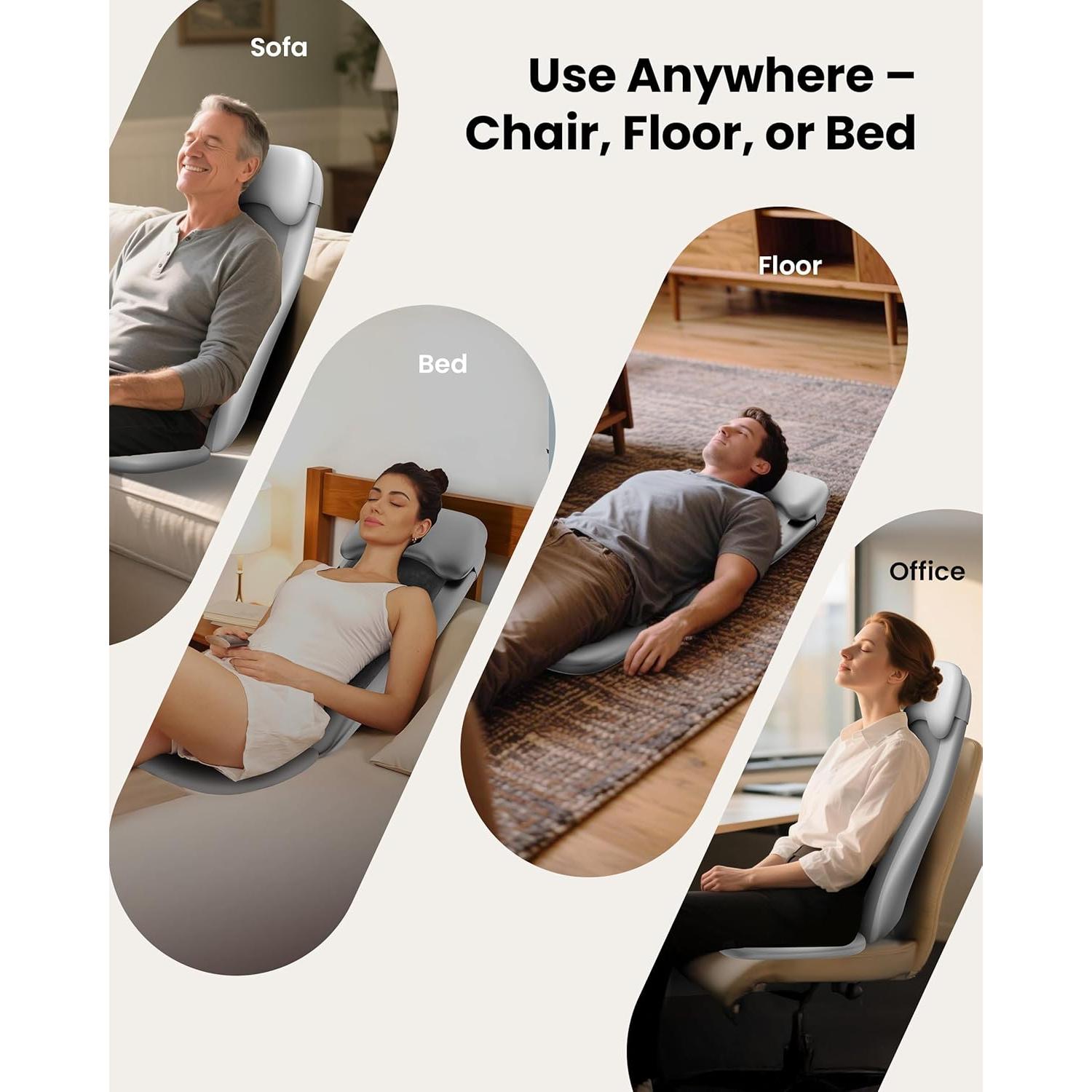 Masajeador de Espalda Shiatsu COMFIER CF-2311 con Calor