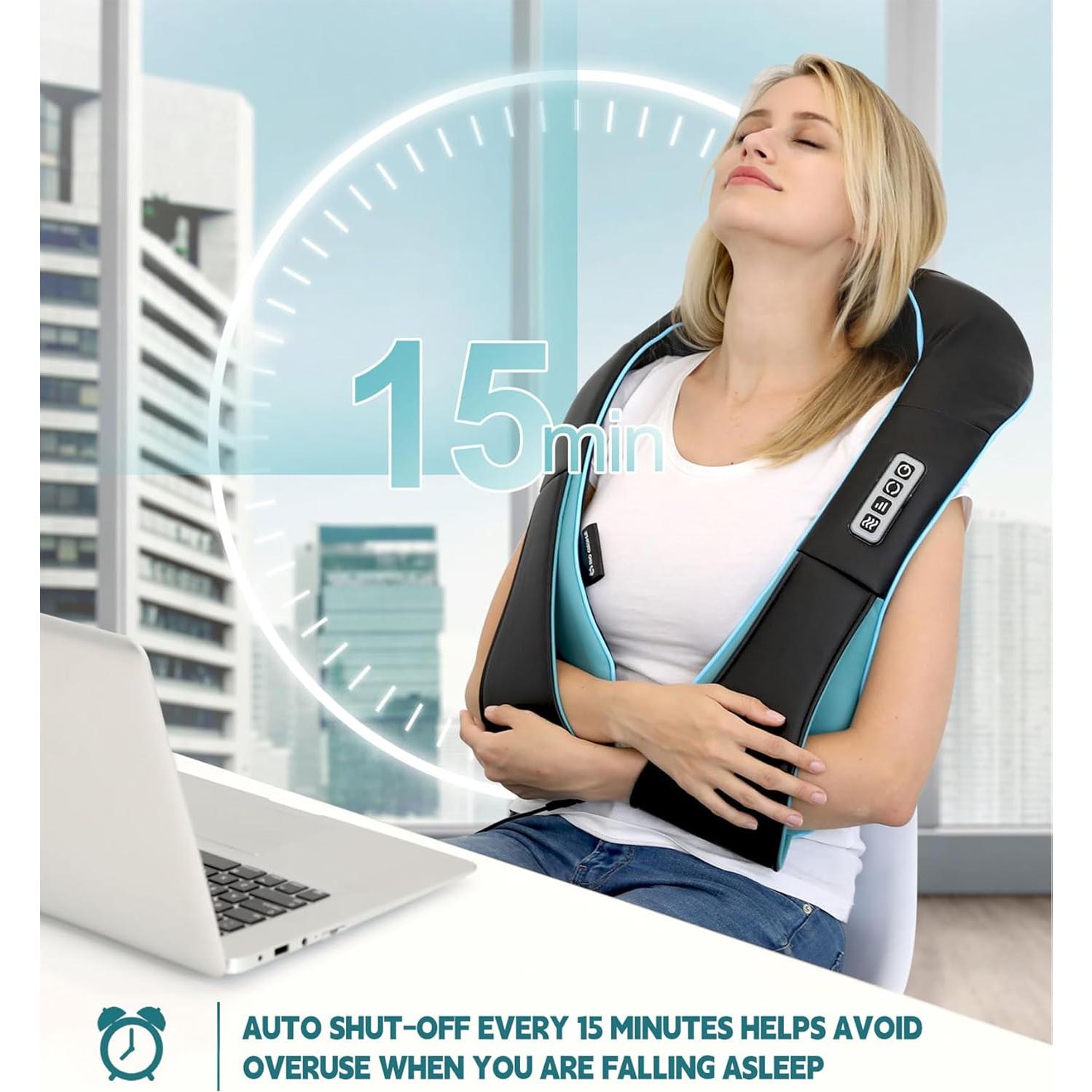 Masajeador Shiatsu Mo Cuishle para Cuello y Espalda con Calor