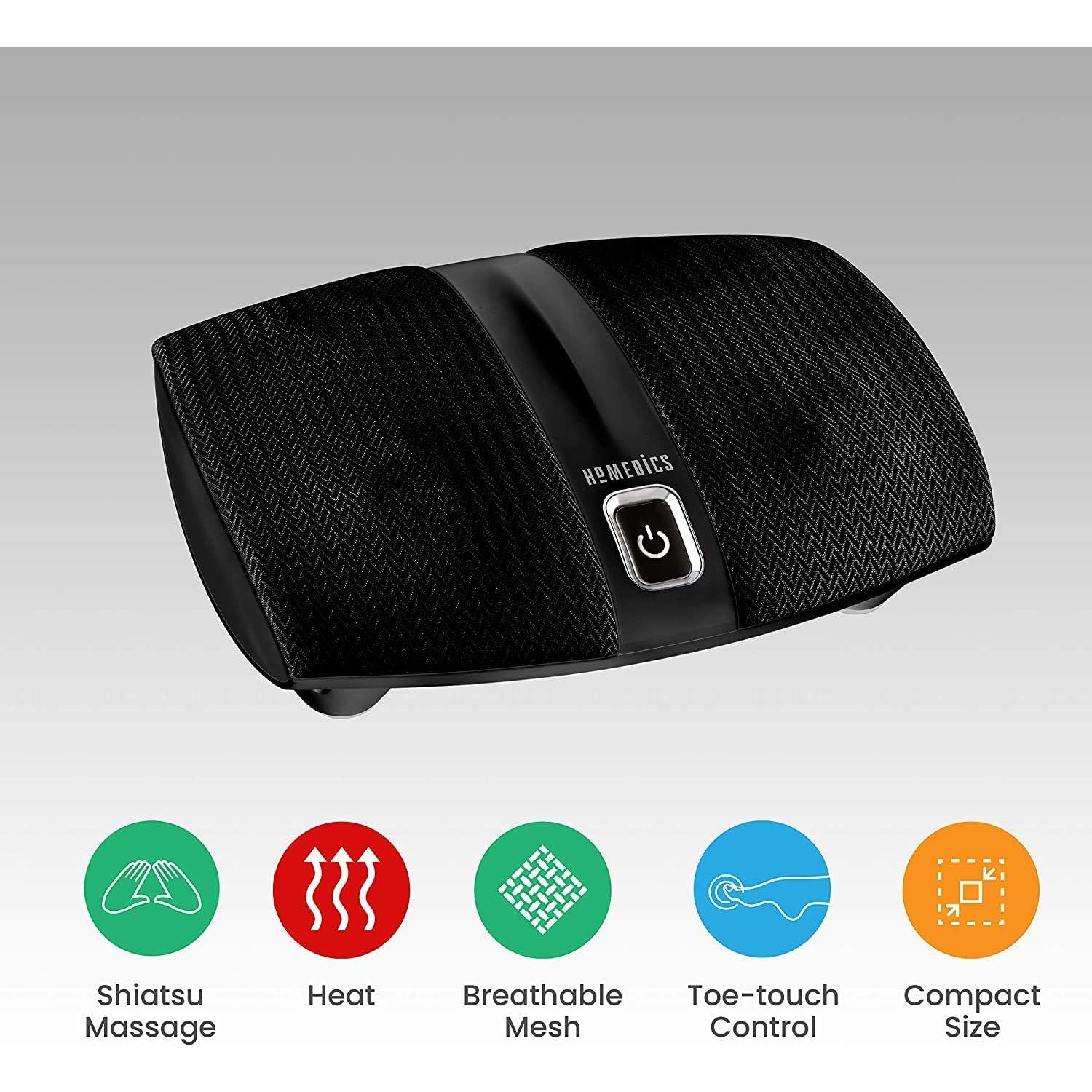 Masajeador de pies Shiatsu Select HoMedics con calor 35x28cm