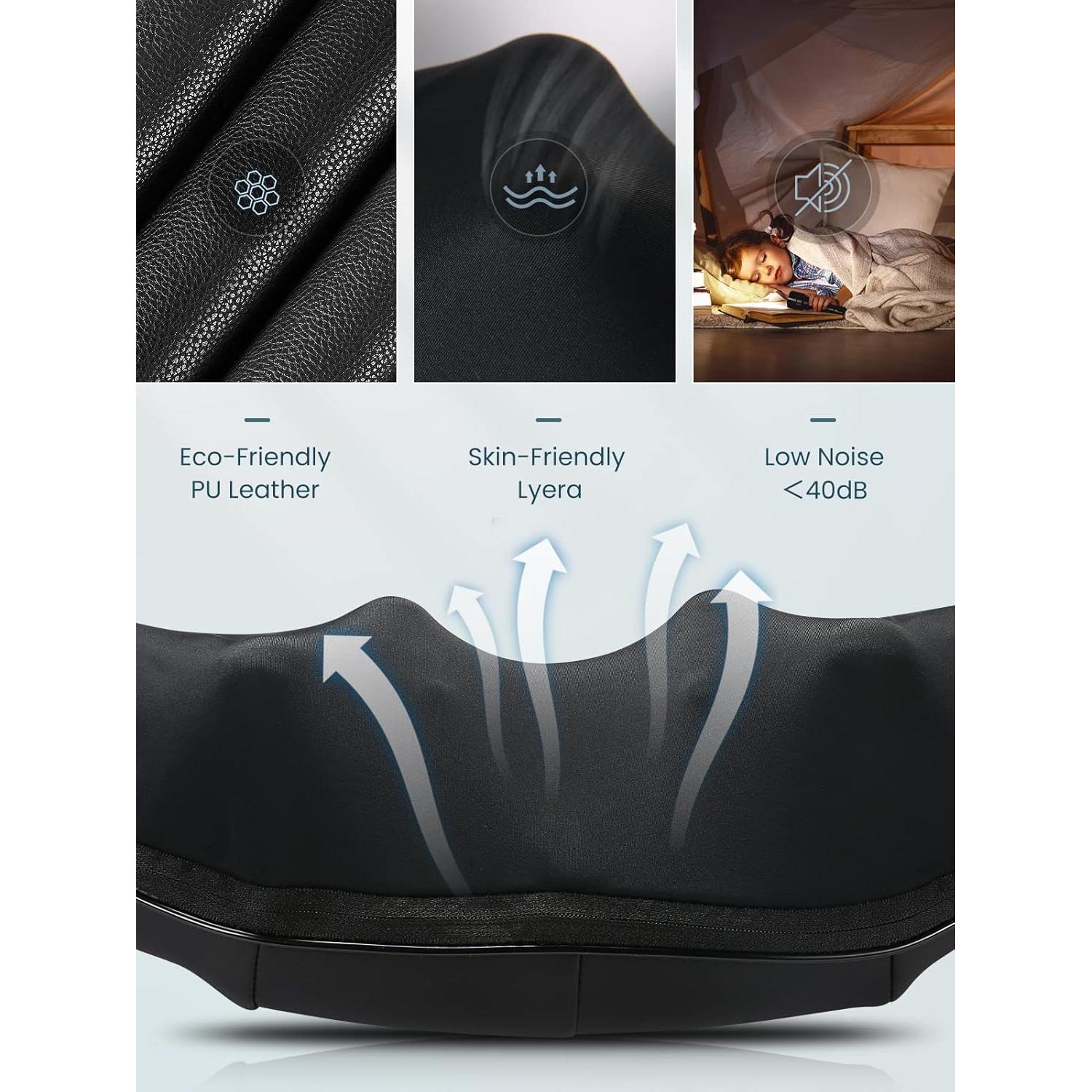 Masajeador de Cuello y Espalda Careboda Shiatsu con Calor 3D