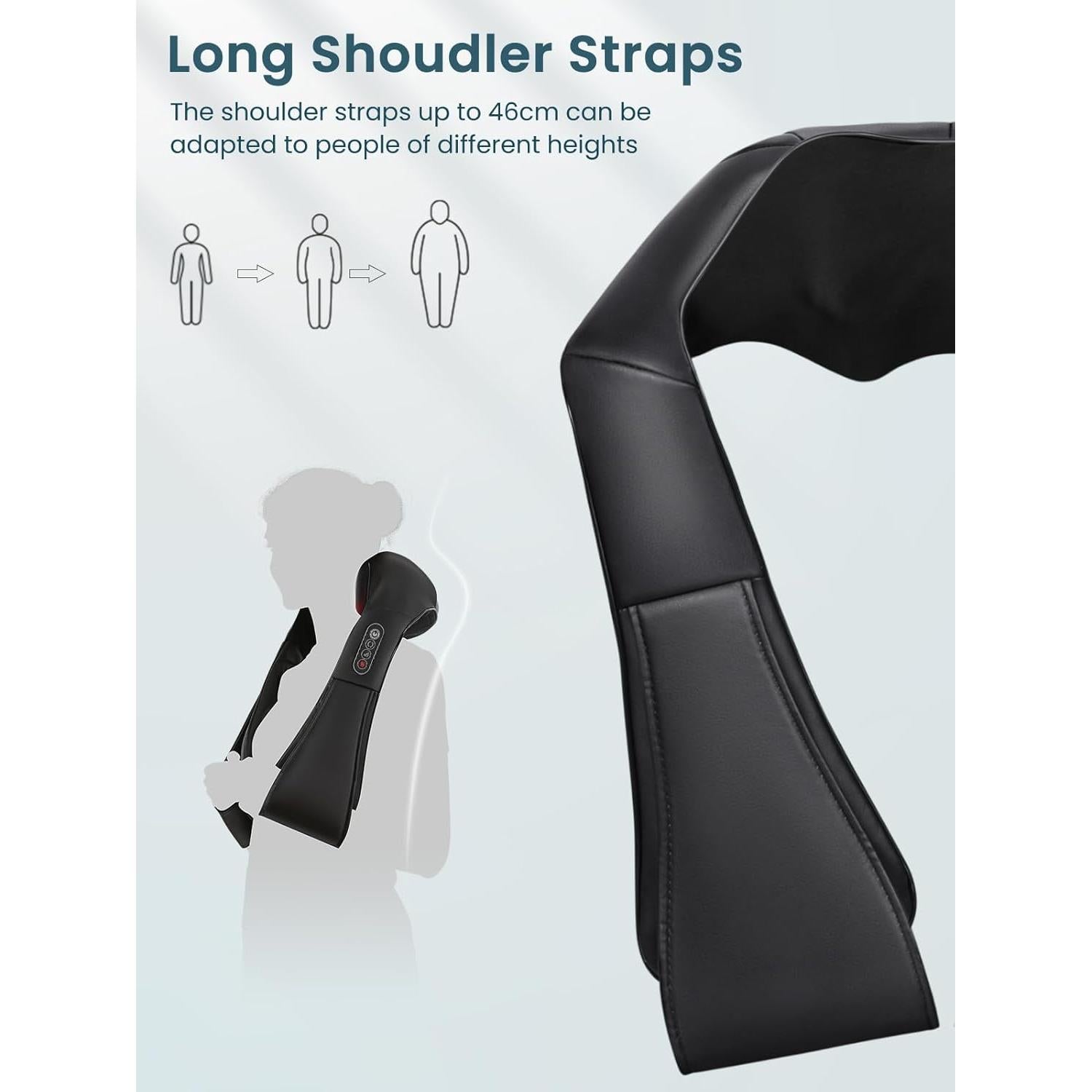 Masajeador de Cuello y Espalda Careboda Shiatsu con Calor 3D